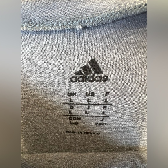 Adidas University of Kansas Jayhawks split back long sleeve T shirt women’s sz L - Picture 3 of 7